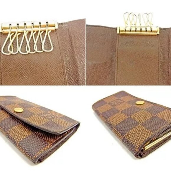 Louis Vuitton Key holder Key case Damier Brown Woman unisex Authentic Used - Picture 2 of 13
